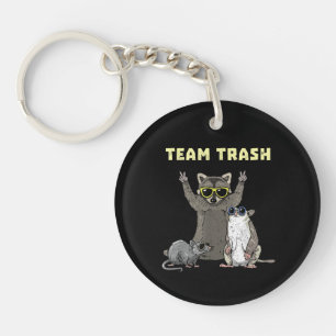 Team Trash Opossum Raccoon Rat, Gartenanlage für l Schlüsselanhänger