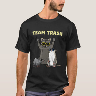 Team Trash Opossum Raccoon Rat Tiere Garbage Gan T-Shirt