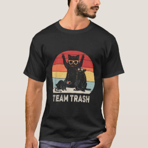Team Trash Opossum Raccoon Rat Tiere Müll T-Shirt