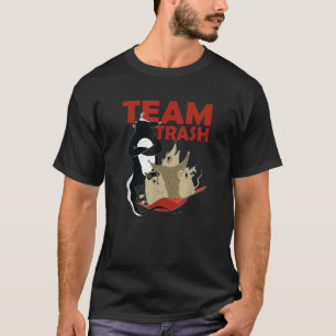 Team Trash Rat Raccoon Opossum Funny Animals Garba T-Shirt