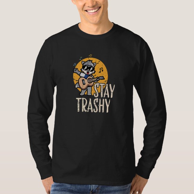 Team Trash Stay Trashy Raccoons Opossums Squad Ret T-Shirt (Vorderseite)