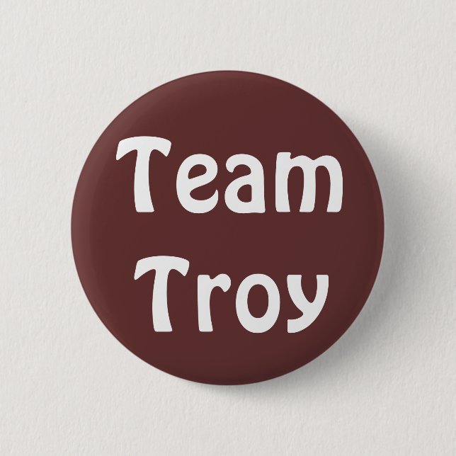 Team-Troja-Abzeichen Button (Vorderseite)
