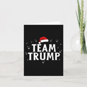 Team Trump Squad Funny Xmas Weihnachten Trump Karte