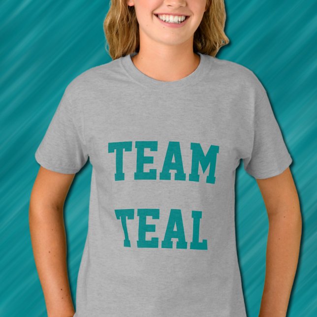 Team Türkis T-Shirt (Von Creator hochgeladen)