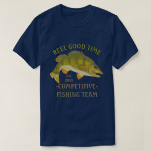 Team Turniere Custom Angler Bass Fish v2 T-Shirt