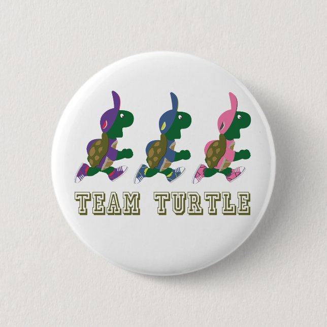 Team Turtle Button (Vorderseite)