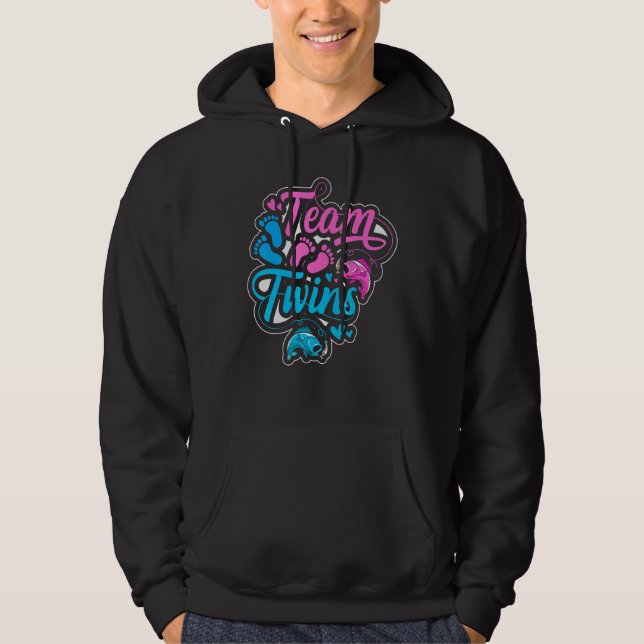 Team Twins for a Fishing   Hoodie (Vorderseite)