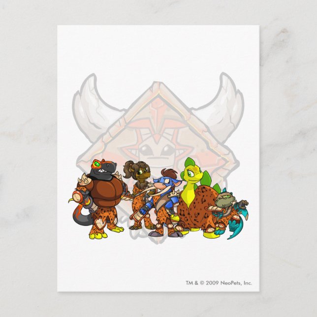 Team Tyrannia Group Postkarte (Vorderseite)