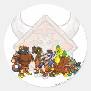 Team Tyrannia Group Runder Aufkleber