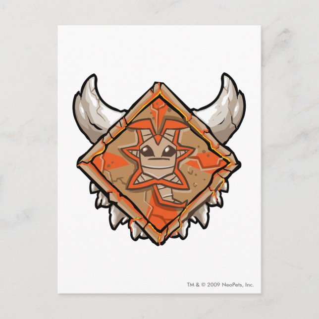 Team Tyrannia Logo Postkarte (Vorderseite)