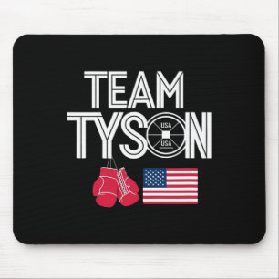 Team Tyson Familie Personalisierter Name Vintage Mousepad
