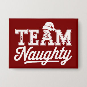 Team Unanständig Lustiger Weihnachtsfeier Witz Hum Button
