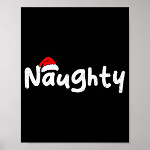 Team Unartig Lustiges Weihnachten Paar Passendes T Poster