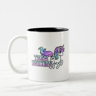 Team UNICORN Zweifarbige Tasse