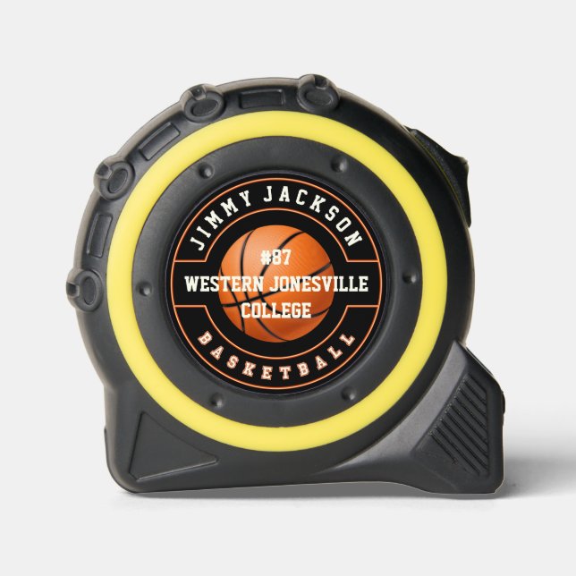 Team - Universität - Schulbasketball Maßband (Vorderseite)