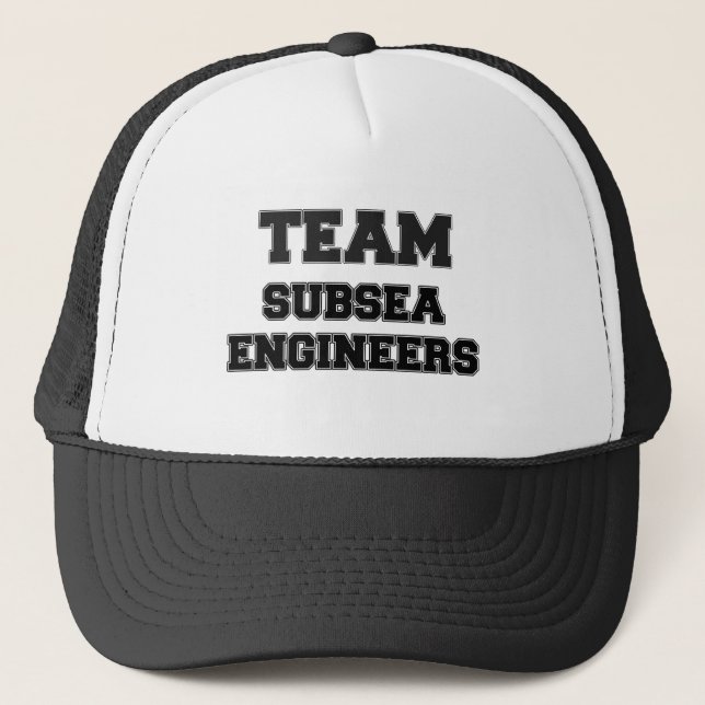 Team-Unterseeingenieure Truckerkappe (Vorderseite)