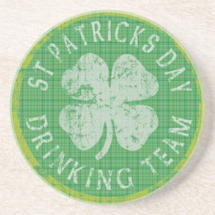 Team-Untersetzer St. Patricks trinkender Tages Untersetzer