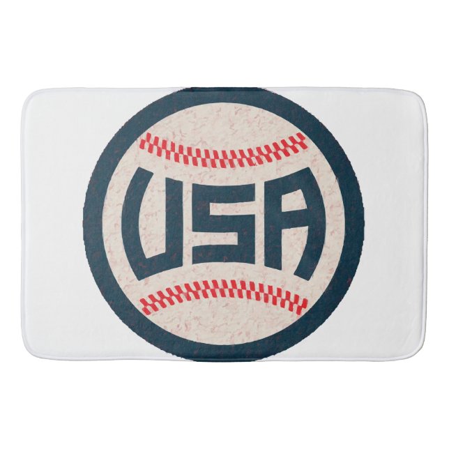 Team USA Baseball Badematte (Vorderseite)