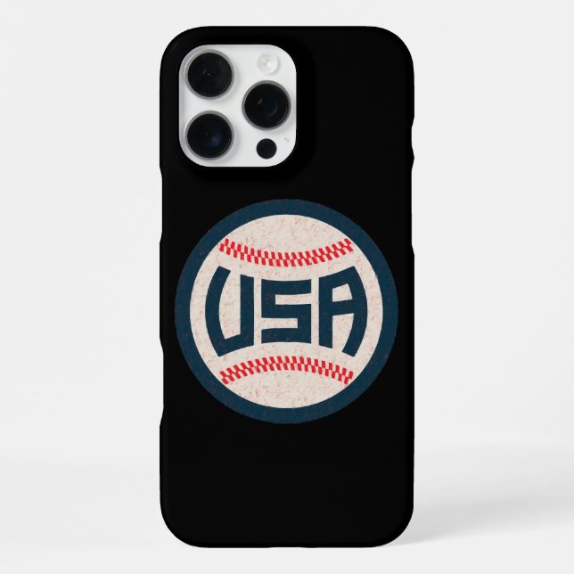 Team USA Baseball iPhone Hülle (Rückseite)