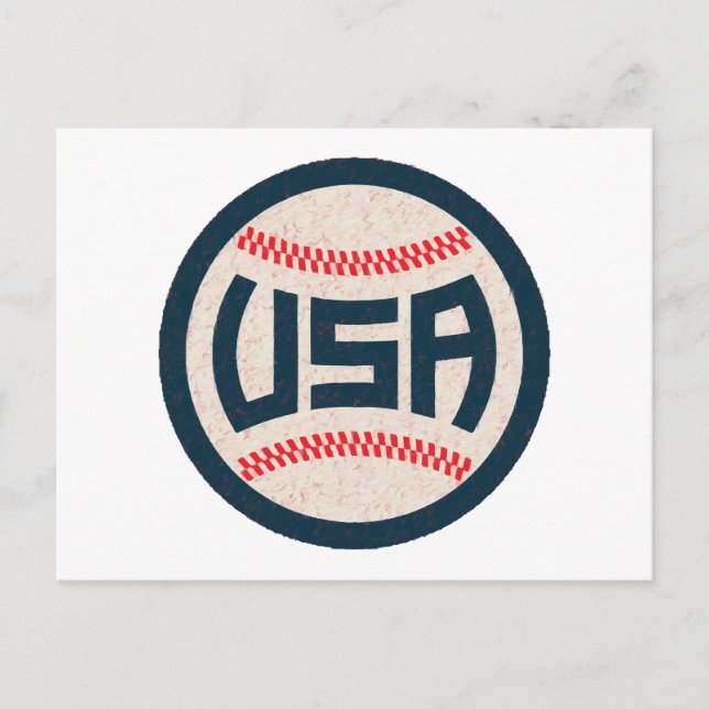 Team USA Baseball Postkarte (Vorderseite)