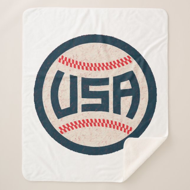Team USA Baseball Sherpadecke (Vorderseite)