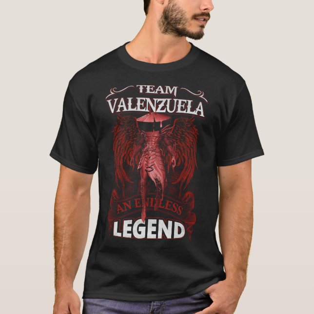 Team VALENZUELA - Ein endloses LEGEND T-Shirt (Vorderseite)