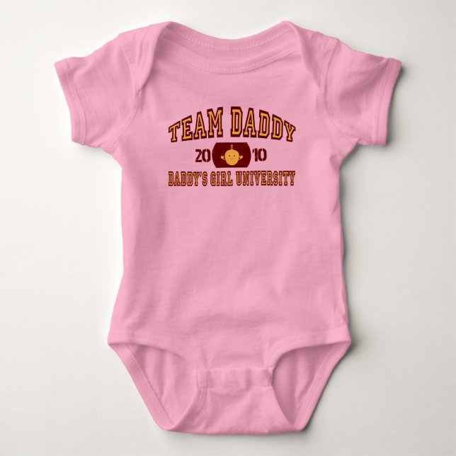 "Team-Vati " Baby Strampler (Vorderseite)