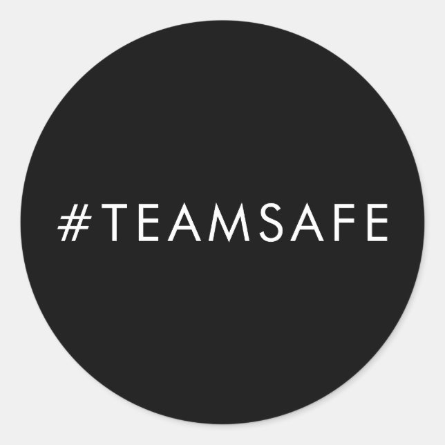 Team Vax Pro Impfstoff Schwarz Sticker Design (Vorderseite)