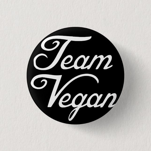 Team vegan button (Vorderseite)