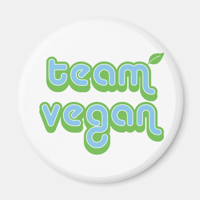 TEAM VEGAN MAGNET (Vorne)