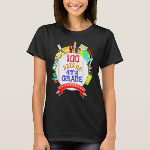 Team Vierte Klasse 100 Tage der Schule zurück zur T-Shirt