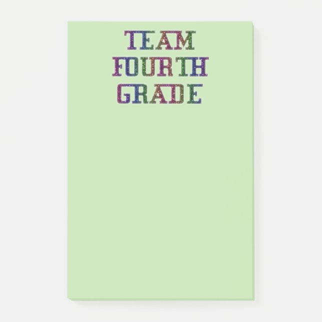 Team vierten Grad, Post-it Klebezettel (Vorderseite)