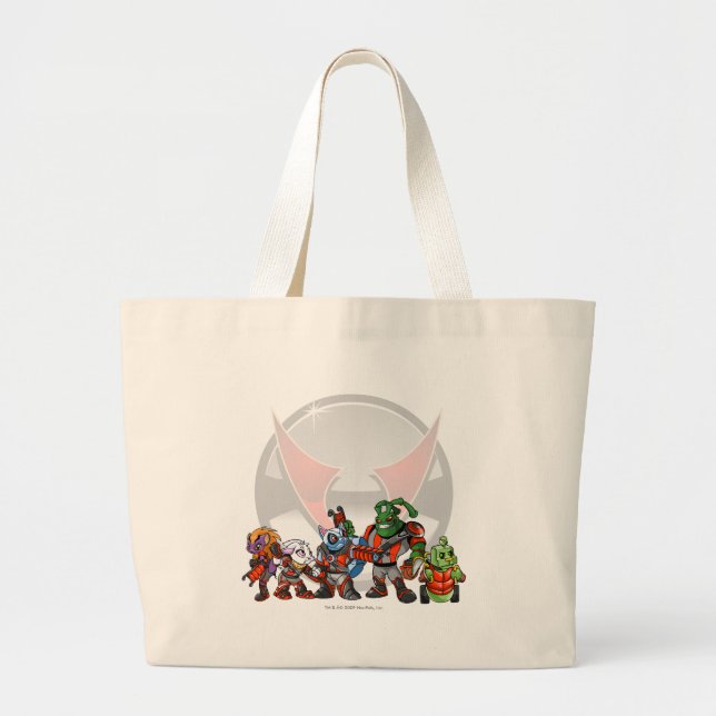 Team Virtupets Raumstations-Gruppe Jumbo Stoffbeutel (Vorne)