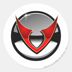 Team Virtupets Raumstations-Logo Runder Aufkleber