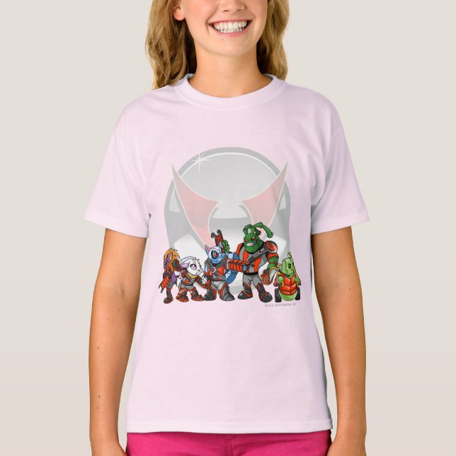 Team Virtupets Space Station Group T-Shirt (Vorderseite)