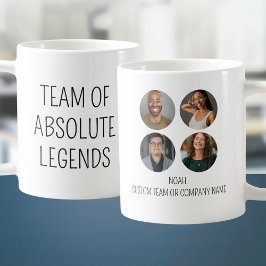Team von Absolute Legends 4 Foto Coworker Office Kaffeetasse