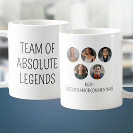 Team von Absolute Legends 5 Foto Mitarbeiter Offic Kaffeetasse