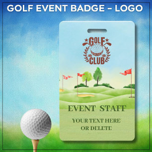 Team von Golf Club League-Logoveranstaltungen Ausweis
