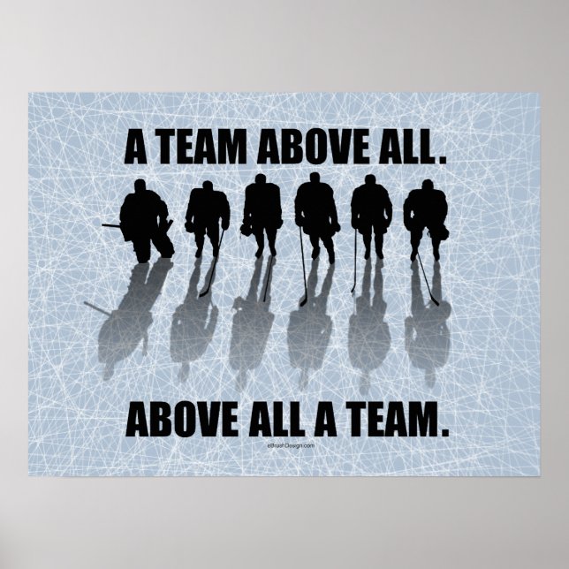 Team vor allem (Hockey) Poster (Vorne)