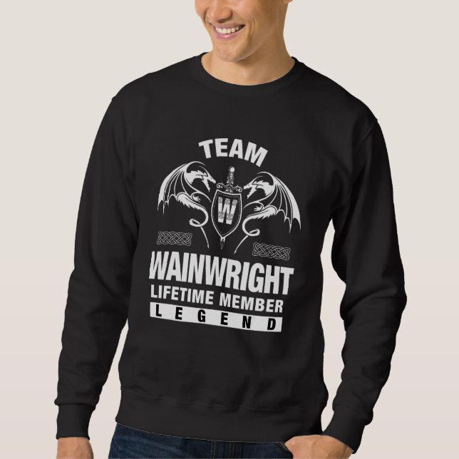 Team Wainwright Lebenslanges Mitglied Sweatshirt (Vorderseite)