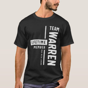 Team Warren Lifetime Mitglied Funny Name Warren T-Shirt
