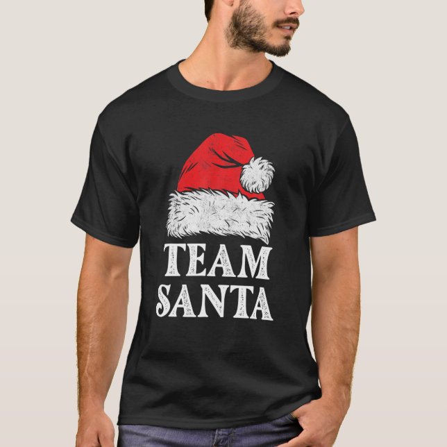 Team Weihnachten Familie Matching Pajamas für K T-Shirt (Vorderseite)