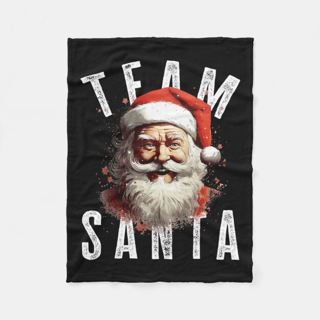 Team Weihnachten Weihnachten Weihnachten Weihnacht Fleecedecke (Vorderseite)