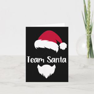Team Weihnachts-Claus Kostümgeschenk Match F Karte