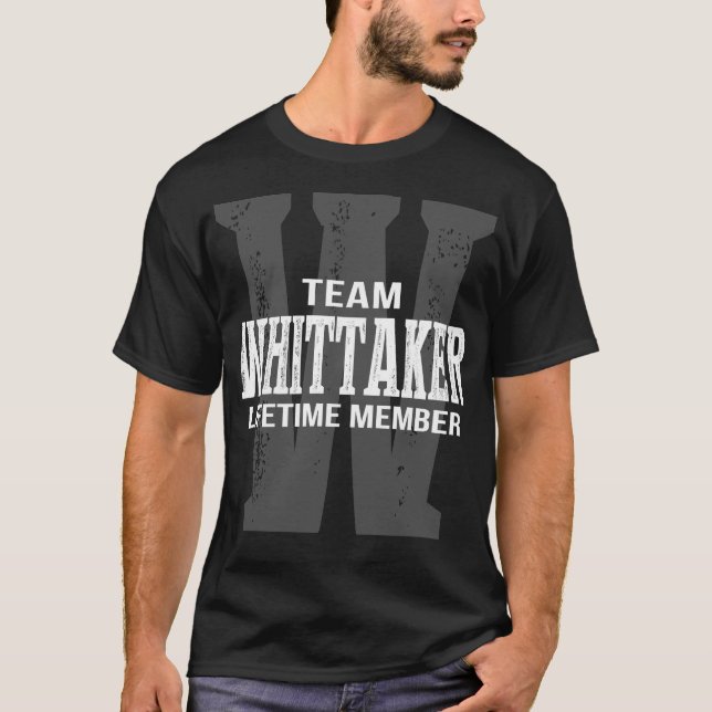 Team WHITTAKER Lebenszeitmitglied T-Shirt (Vorderseite)