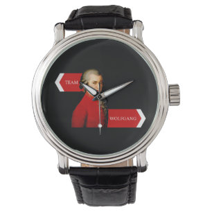 Team Wolfgang. Wolfgang Amadeus Mozart-Fan Armbanduhr