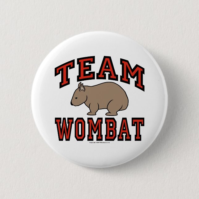 Team Wombat III Button (Vorderseite)