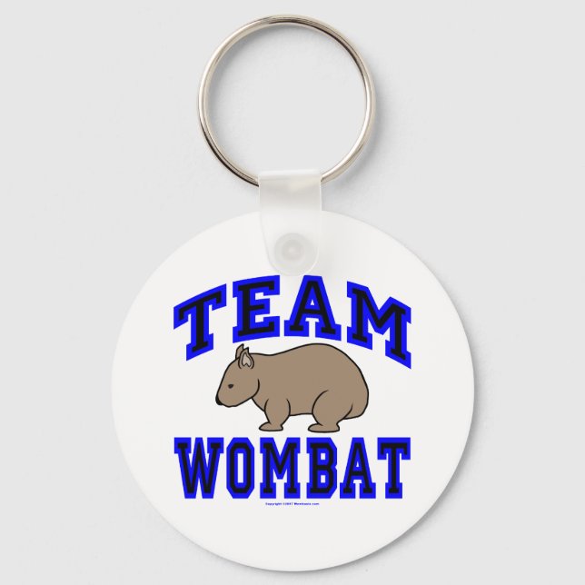Team Wombat IV Schlüsselanhänger (Vorderseite)