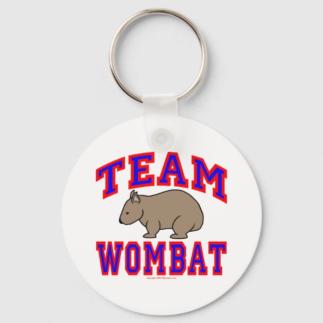 Team Wombat VI Schlüsselanhänger (Vorderseite)