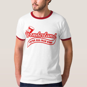Team Wonderland: Verrückter Hutmacher (rot) T-Shirt